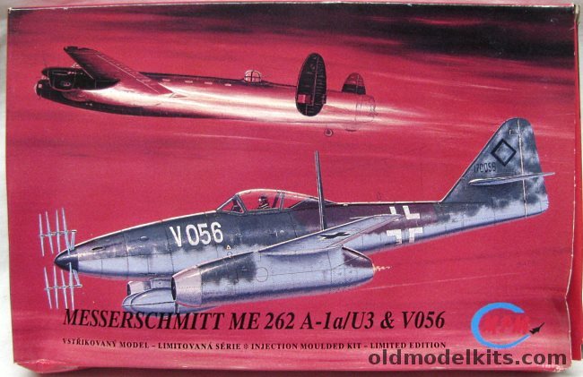 MPM 1/72 Messerschmitt Me-262 A-1a / U3 & V056, 72113 plastic model kit